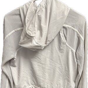 Lululemon Cream Mesh Hoodie
